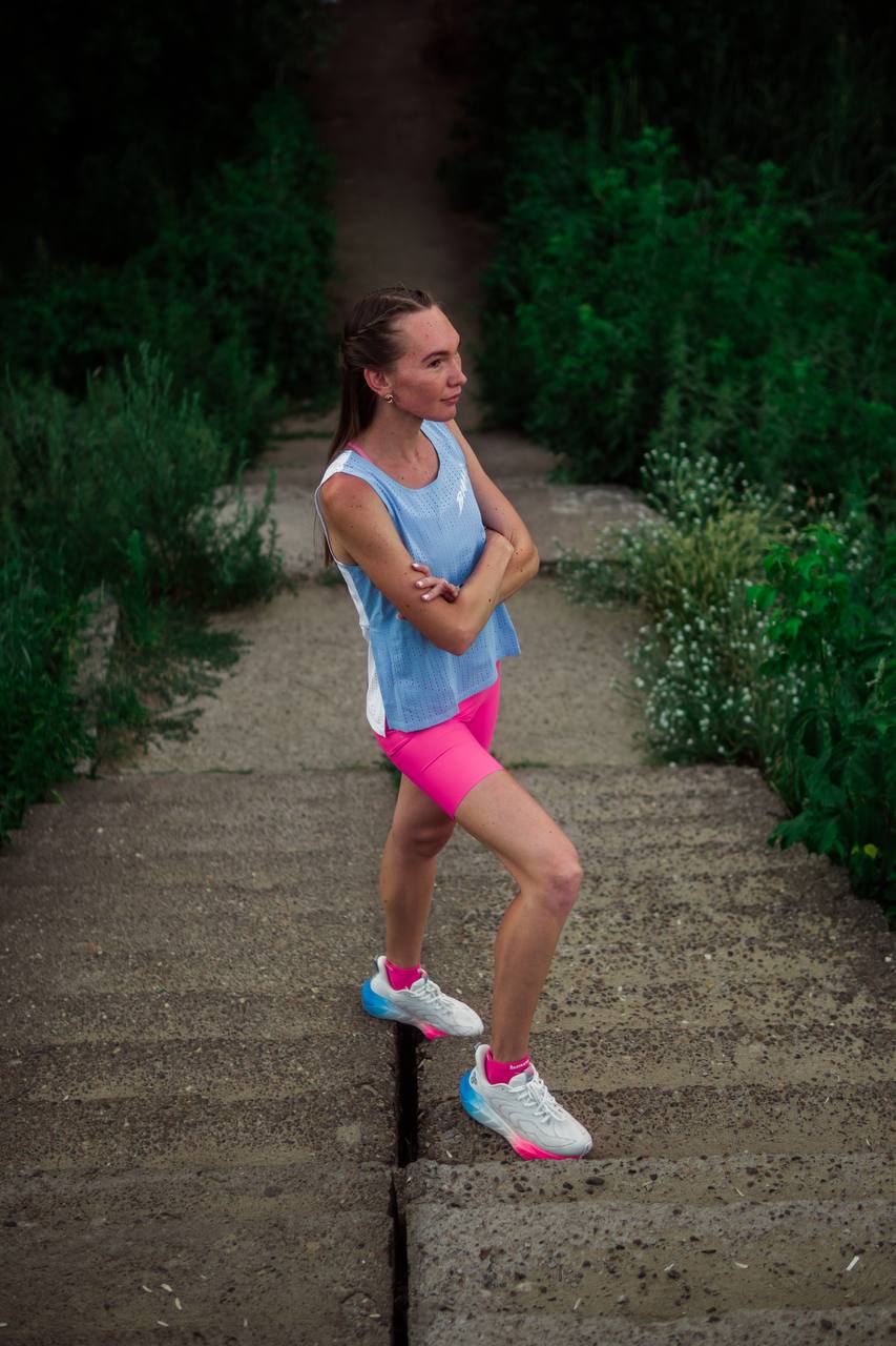 Яна на старте